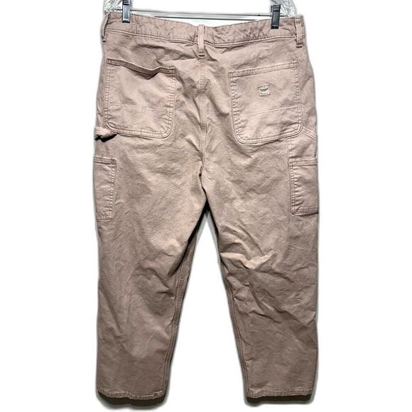 American Eagle Carpenter Pant Light Pink Jeans Painter Mens sz 33x30 Women sz 16 - Picture 16 of 16